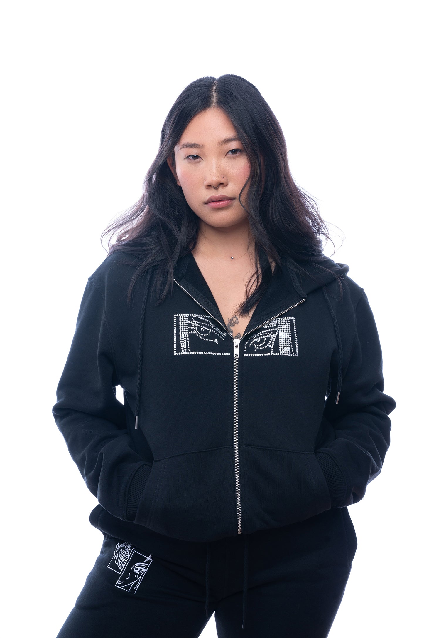 Devil's Gaze Zip Hoodie