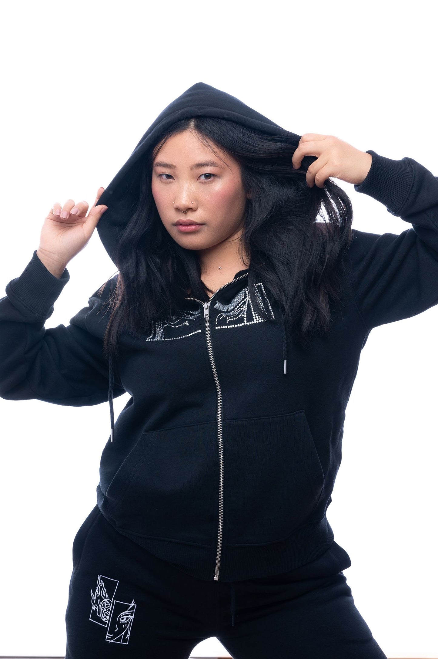 Devil's Gaze Zip Hoodie