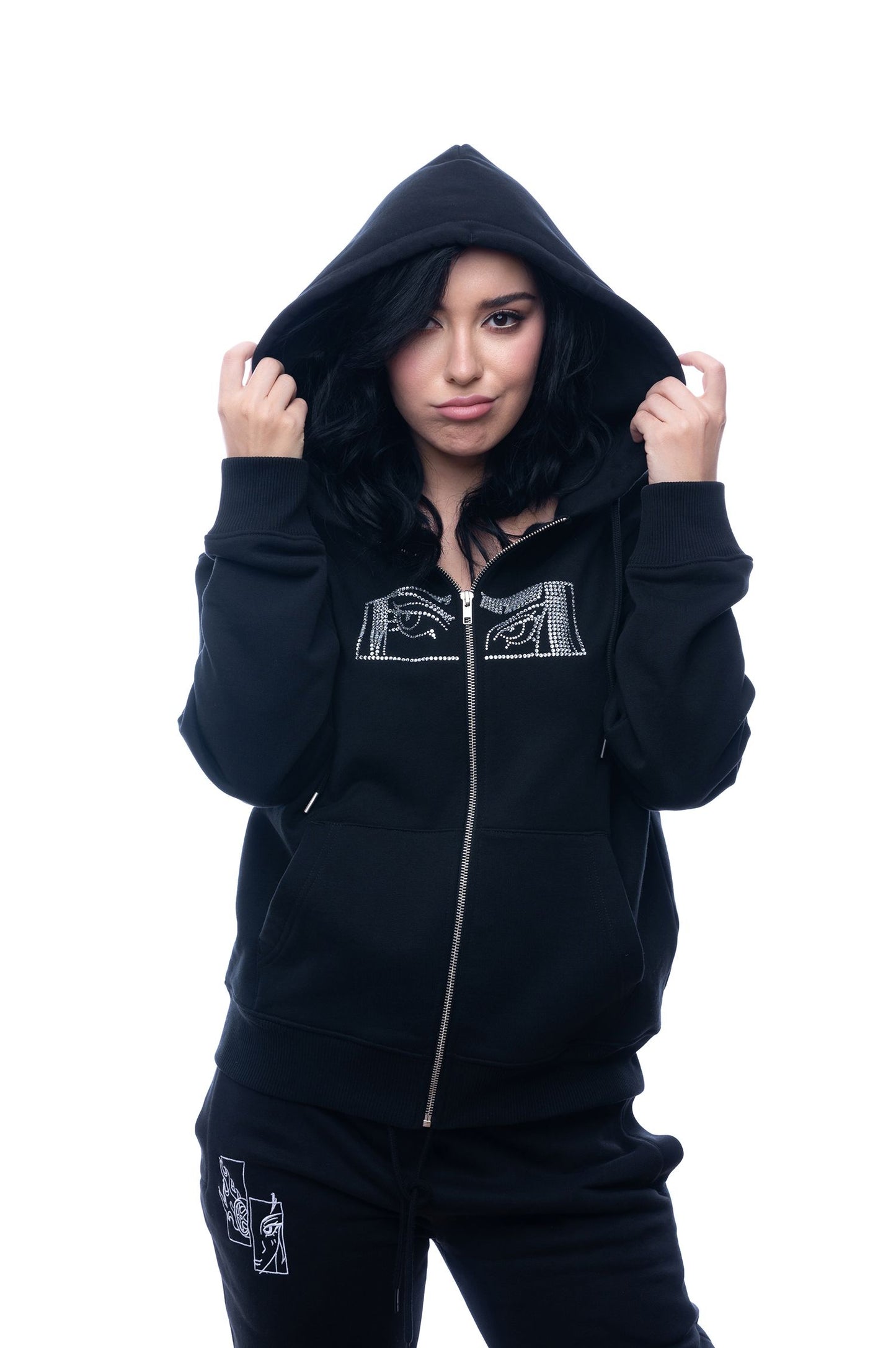 Devil's Gaze Zip Hoodie