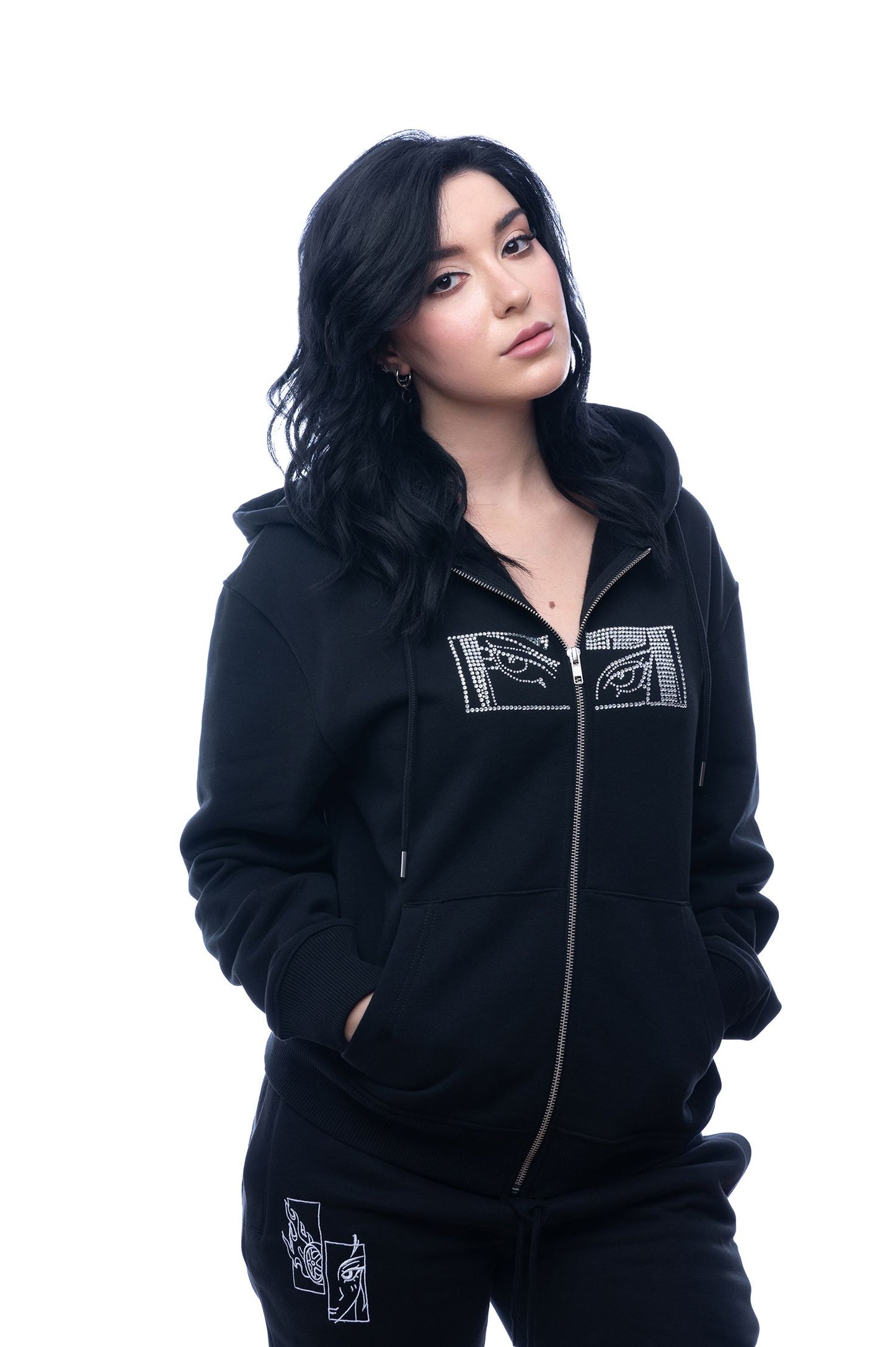 Devil's Gaze Zip Hoodie