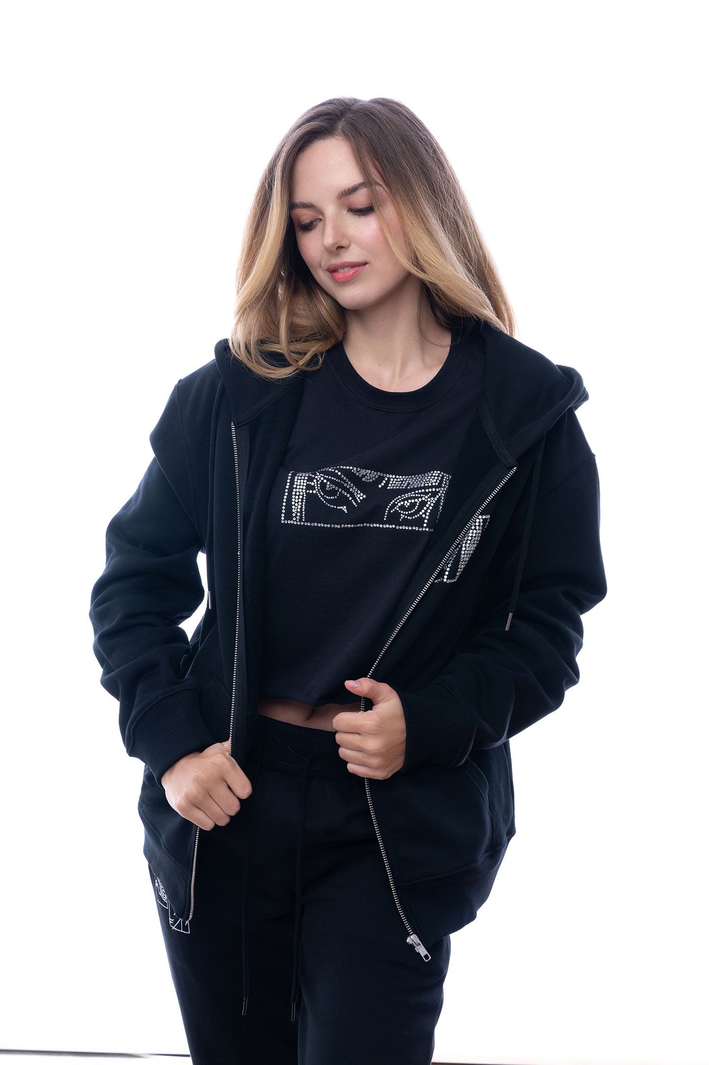 Devil's Gaze Zip Hoodie