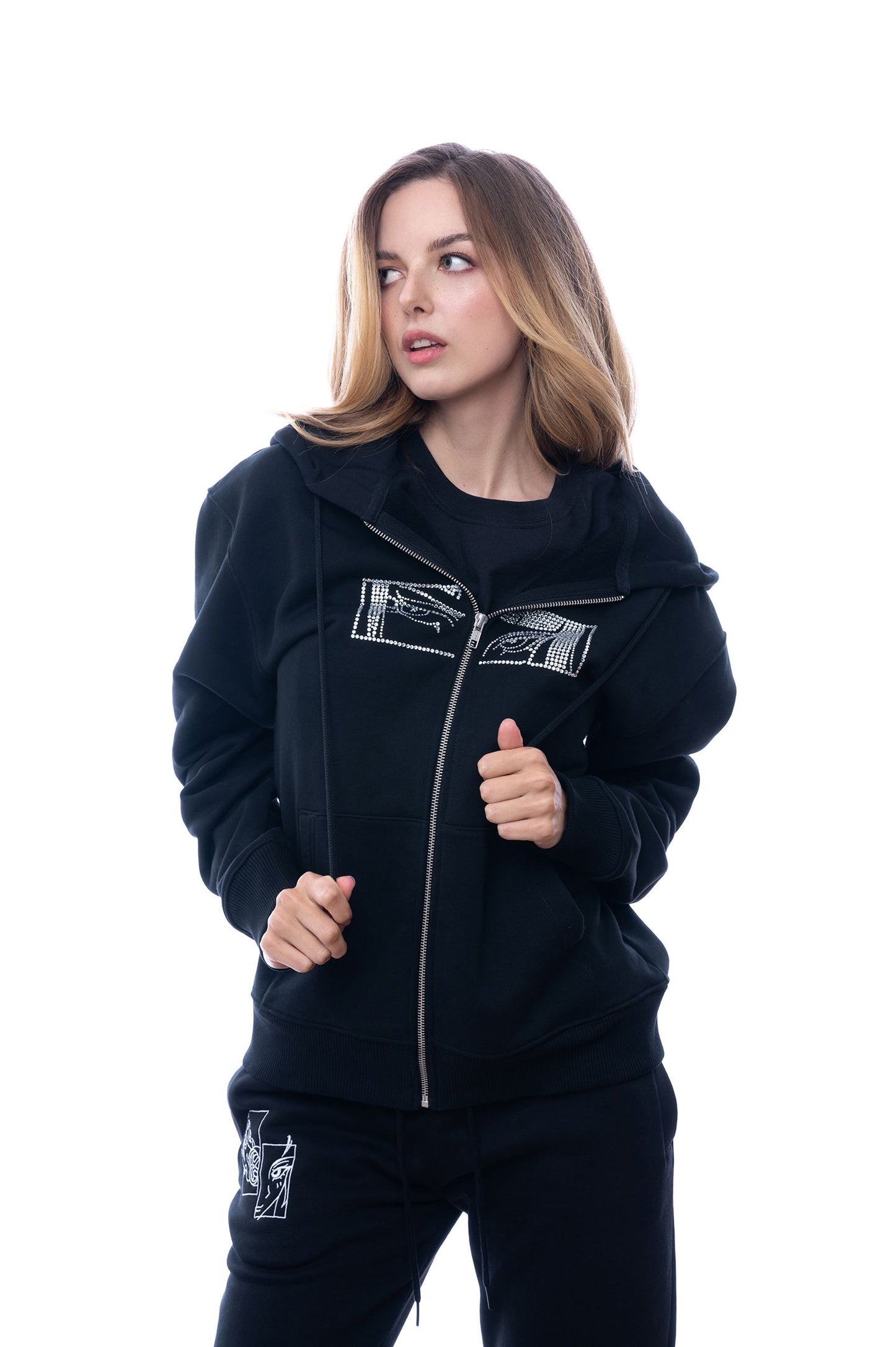 Devil's Gaze Zip Hoodie