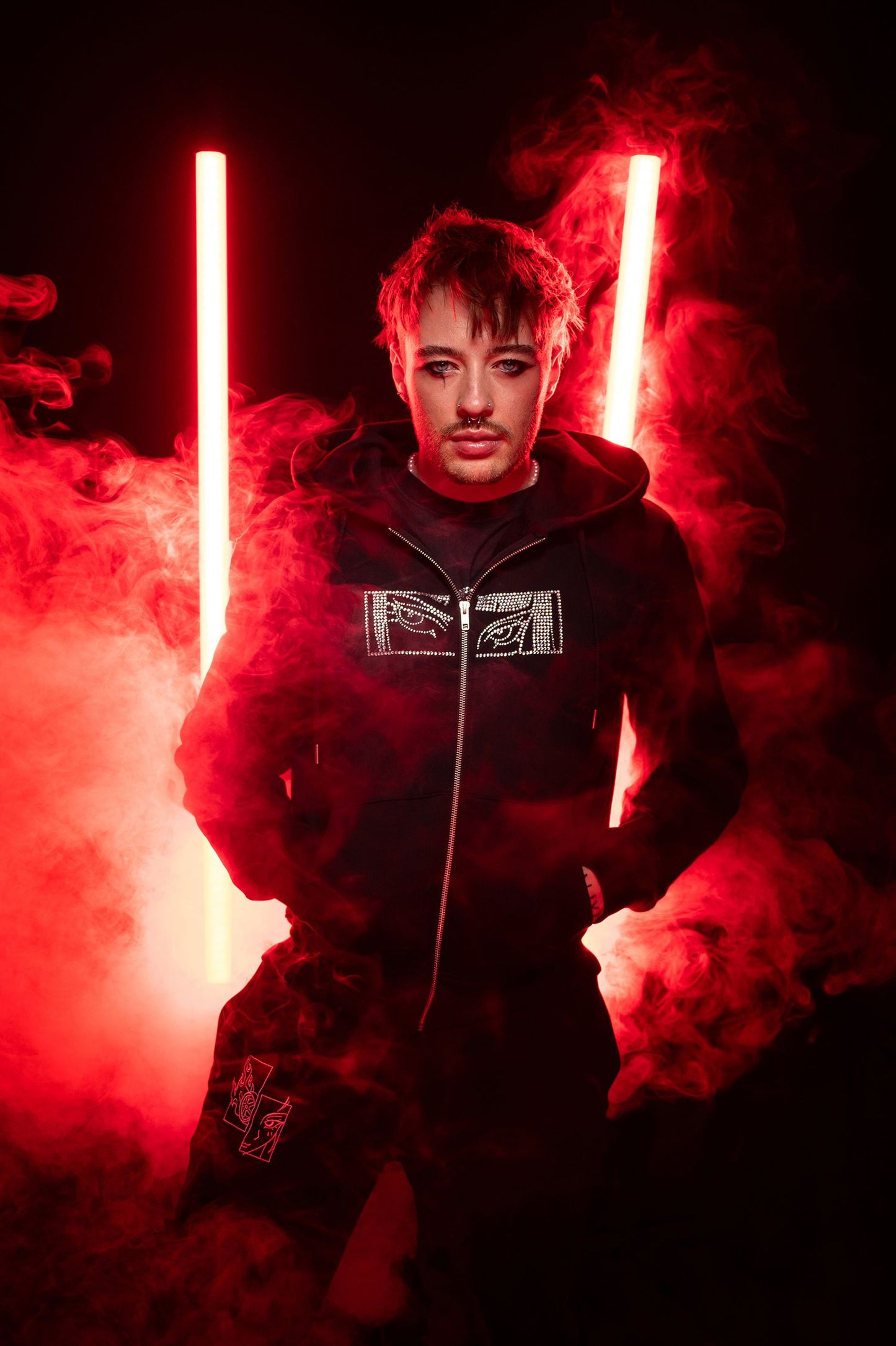 Devil's Gaze Zip Hoodie