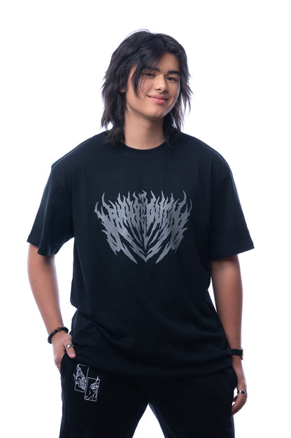 Grey Flames Tee