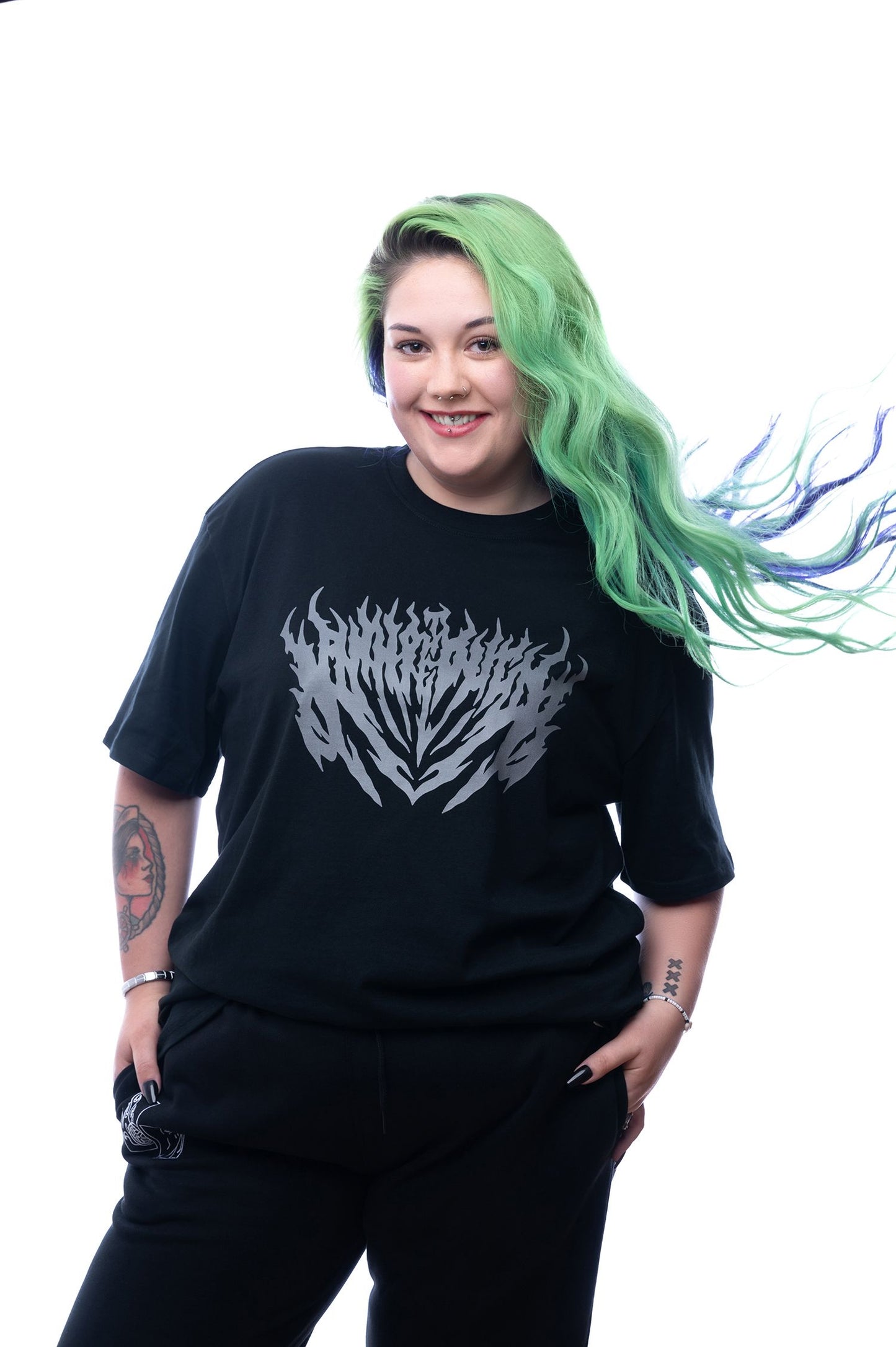 Grey Flames Tee