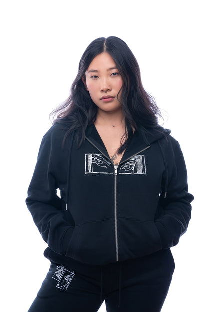Devil's Gaze Zip Hoodie