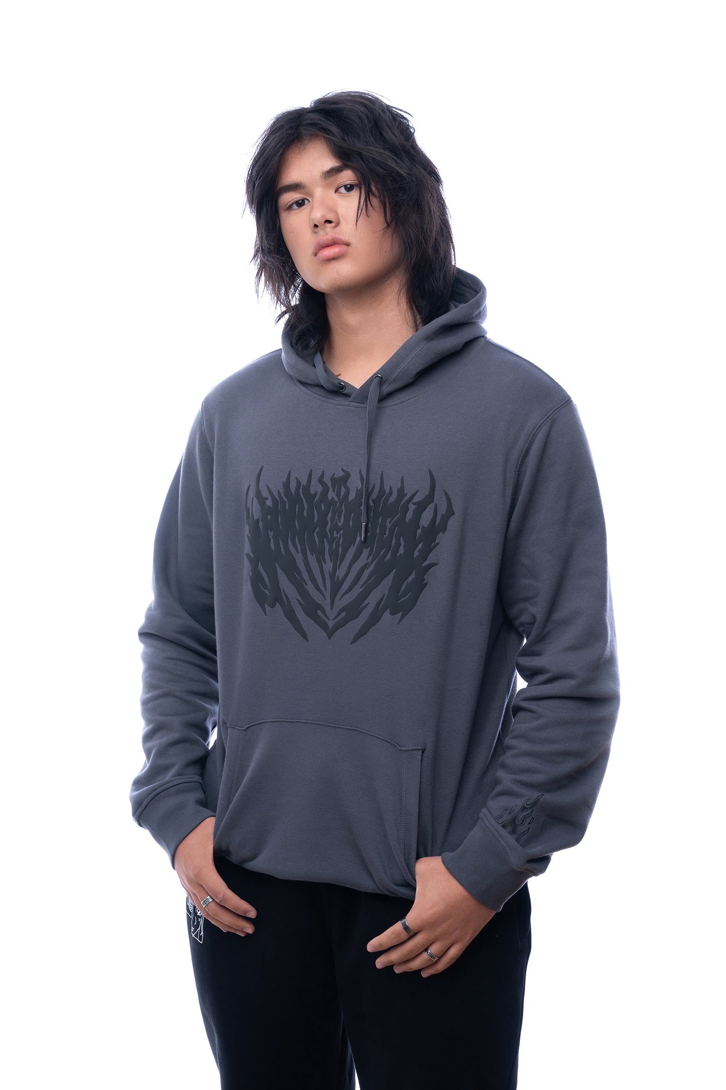 Charcoal Inferno Hoodie