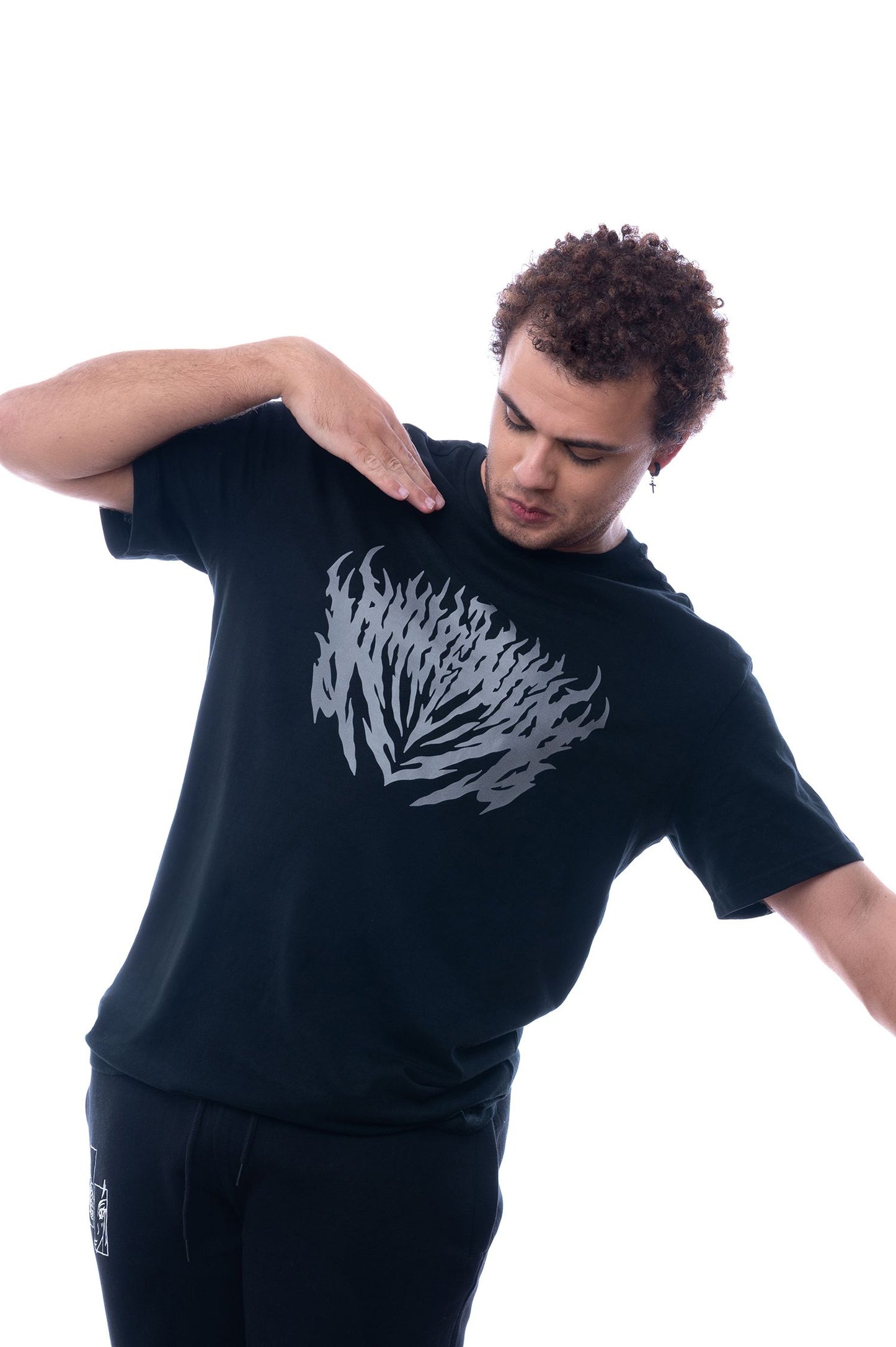Grey Flames Tee