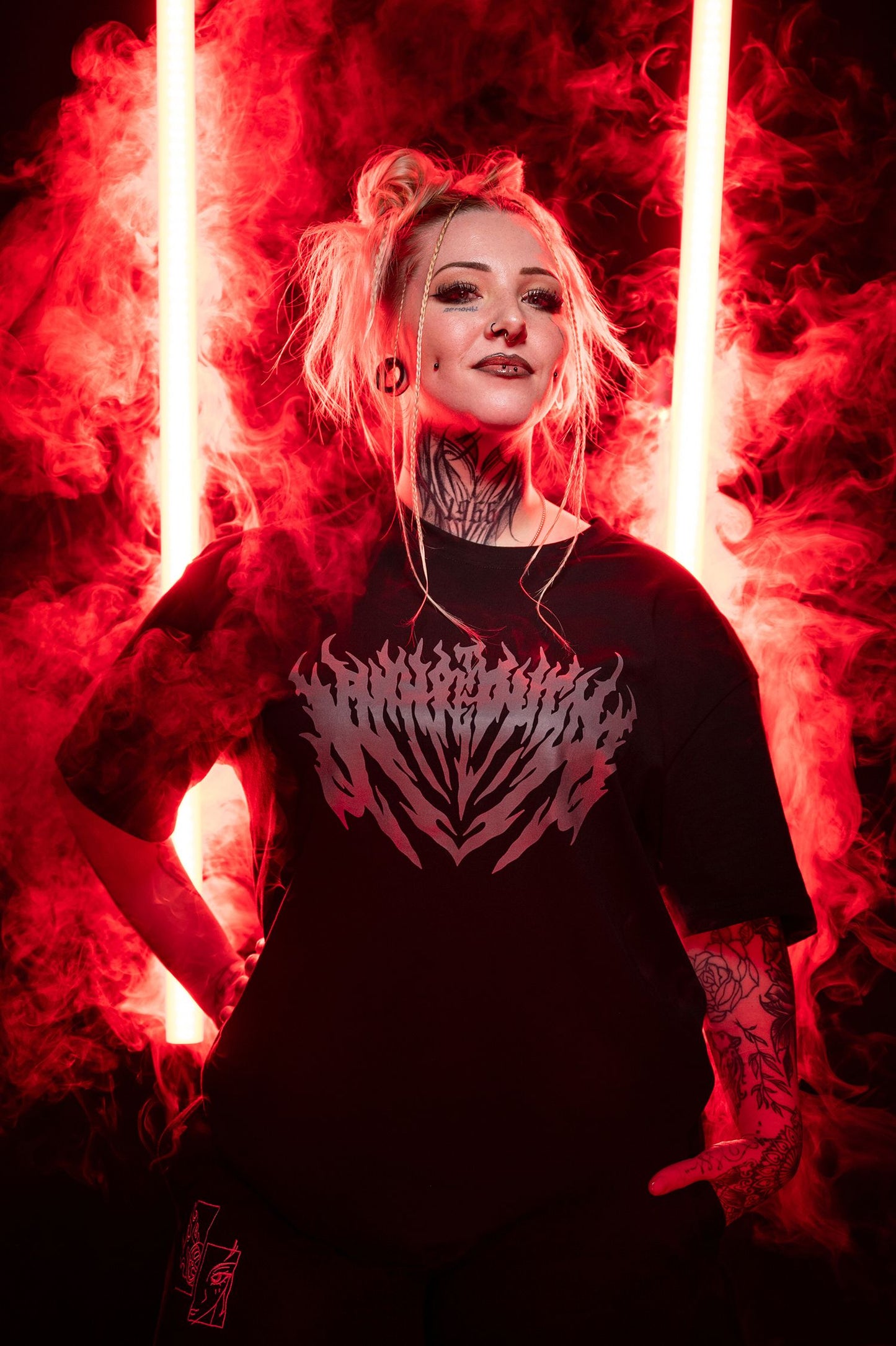 Grey Flames Tee