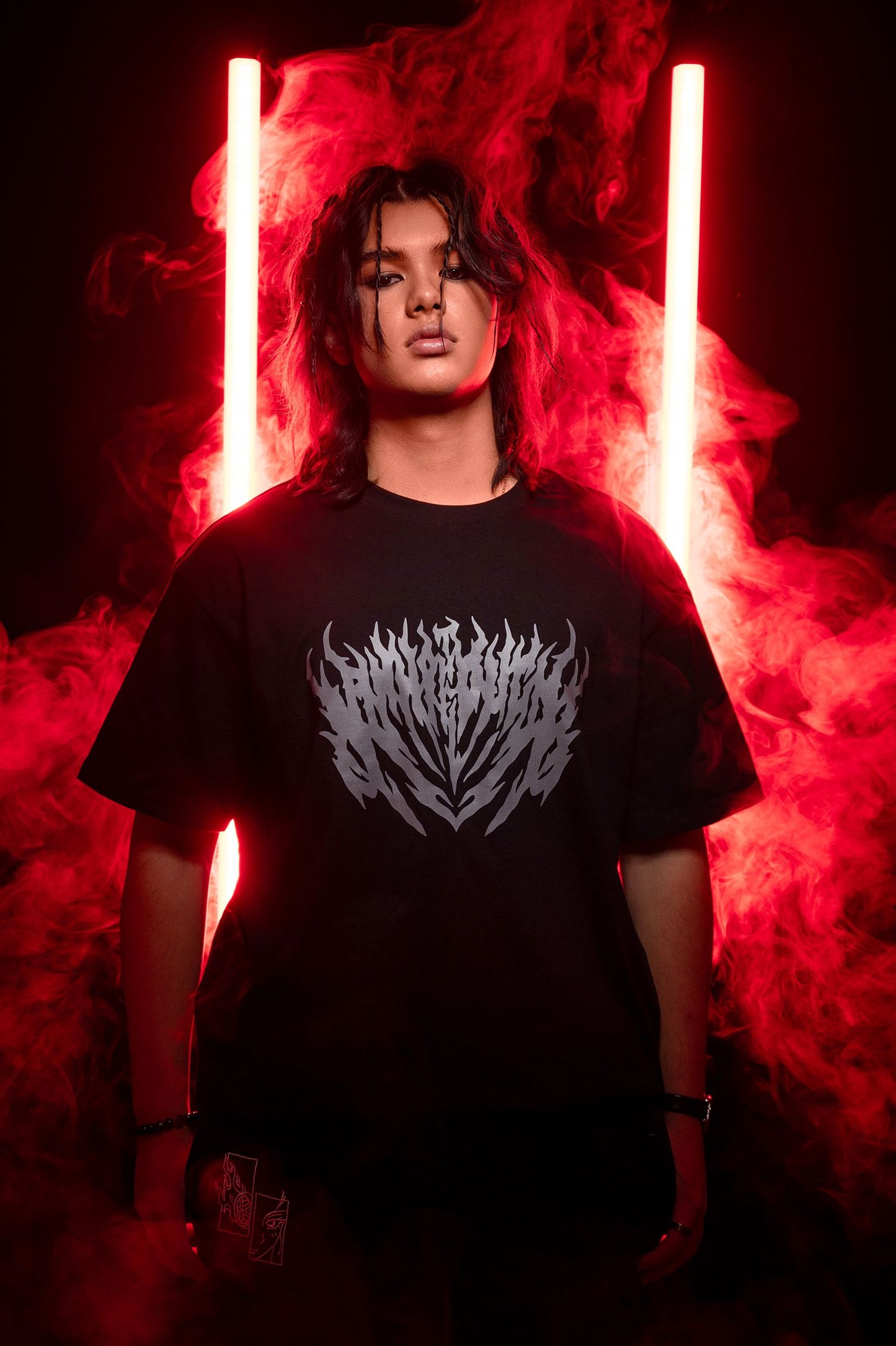 Grey Flames Tee