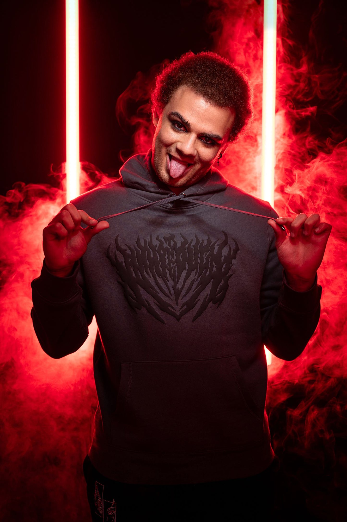 Charcoal Inferno Hoodie